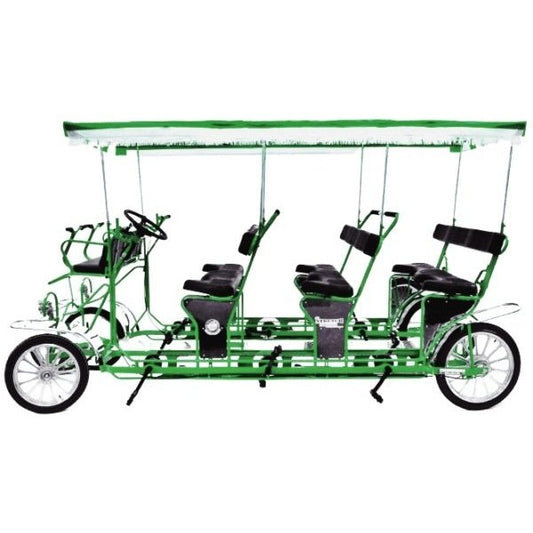 Surrey STRETCH Limousine Deluxe 6 Pedalers 4 Wheel Single Speed Pedal Bike