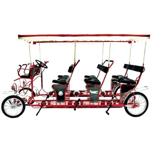 Surrey STRETCH Limousine Deluxe 6 Pedalers 4 Wheel Single Speed Pedal Bike