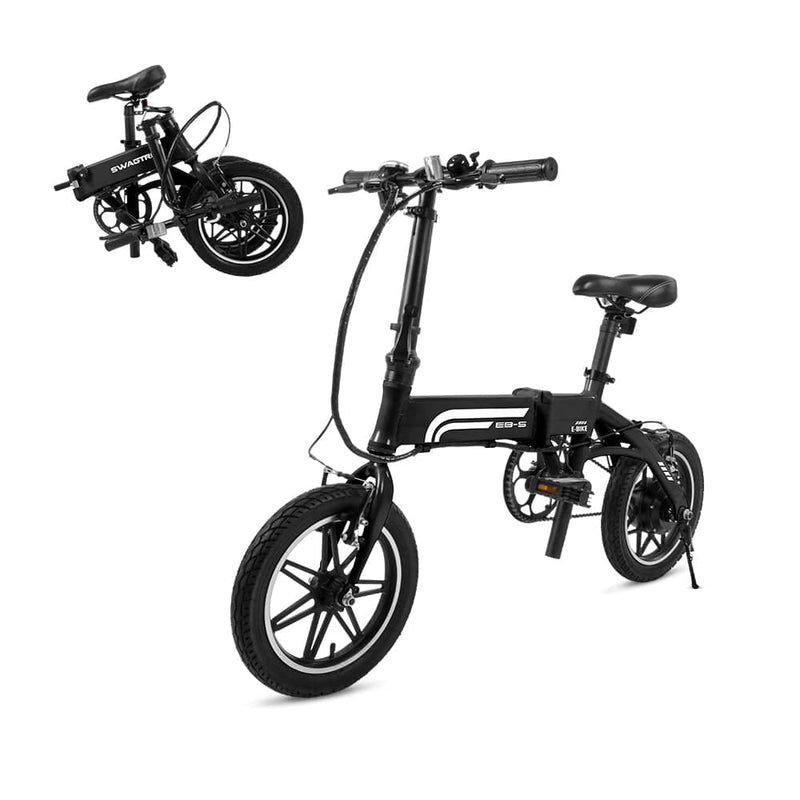 Swagtron EB5 Pro Folding Electric Bike - EB5B