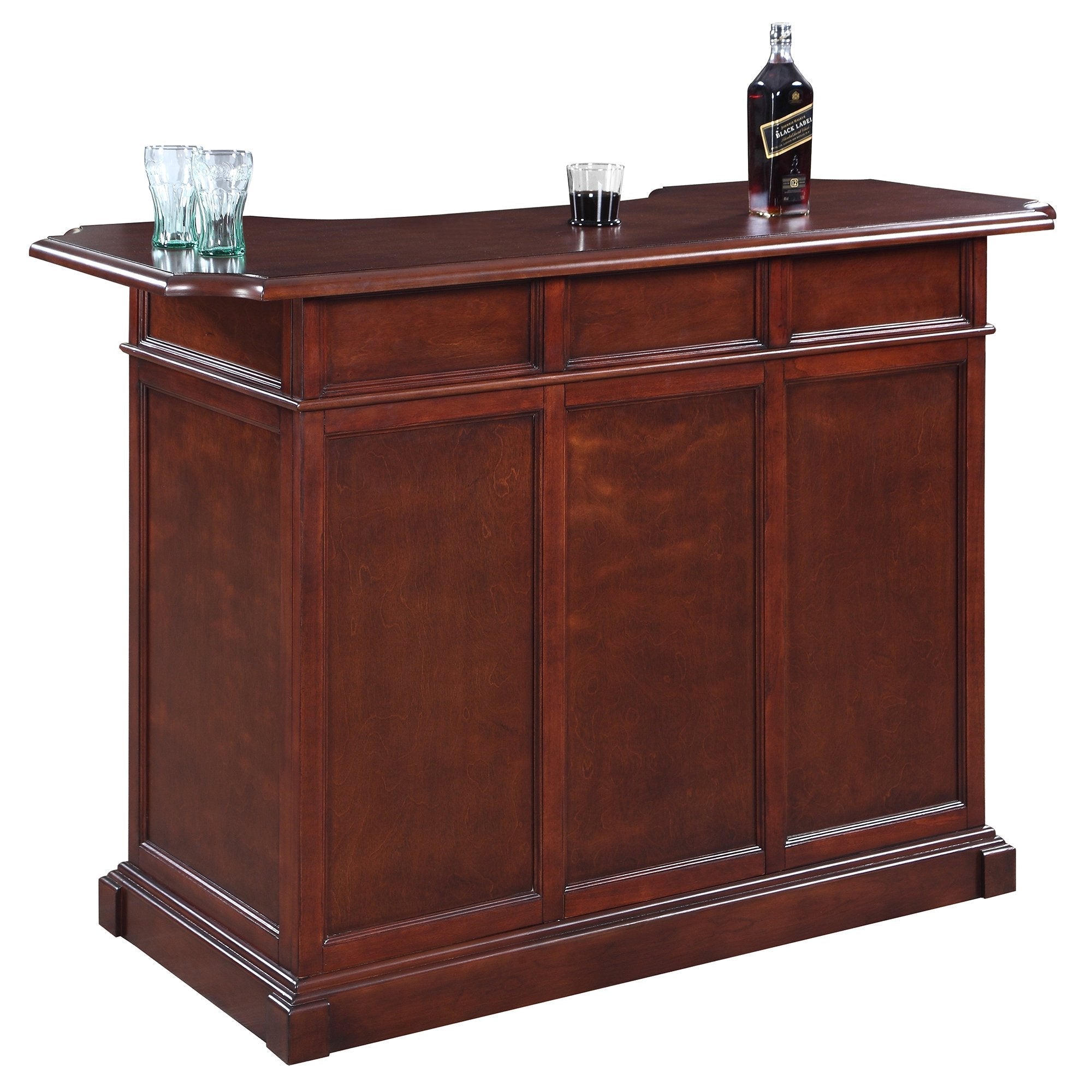 Hathaway Ridgeline 60" Home Bar Set with Storage - BG2728