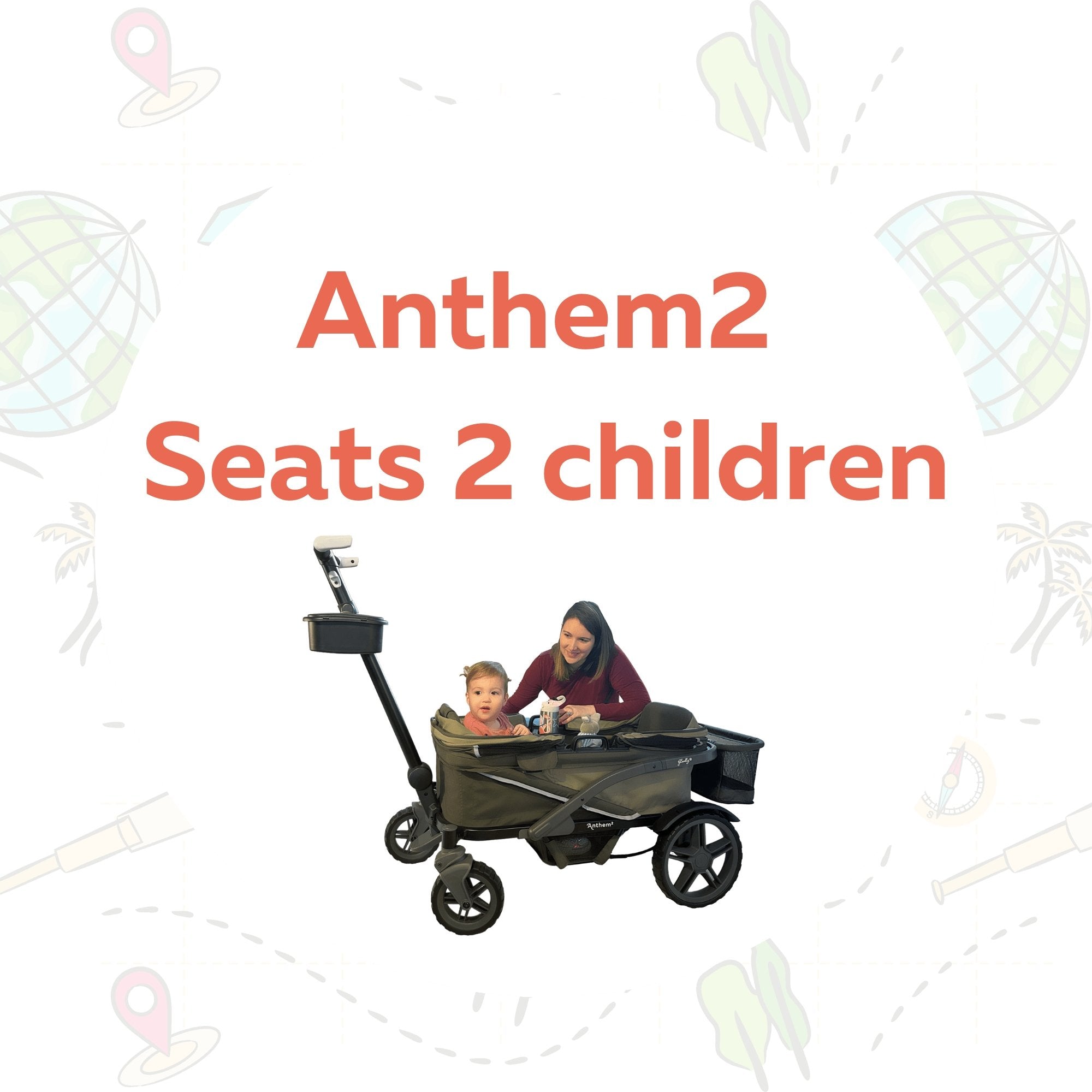 The Adventure Bundle: Anthem All-Terrain Stroller Wagon