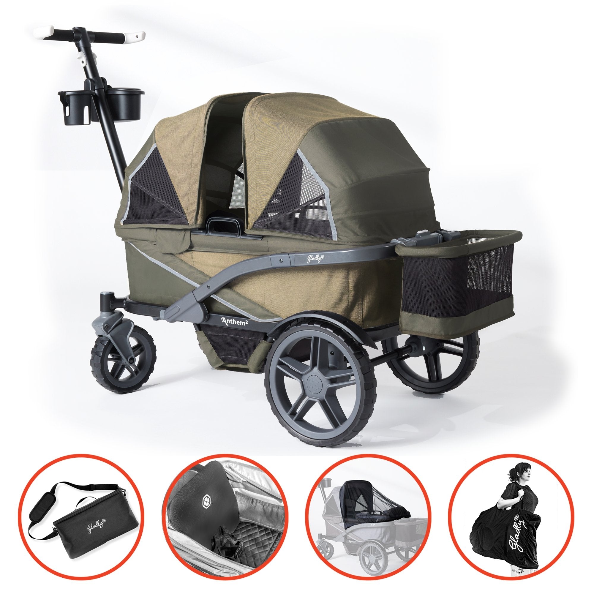 The Adventure Bundle: Anthem All-Terrain Stroller Wagon