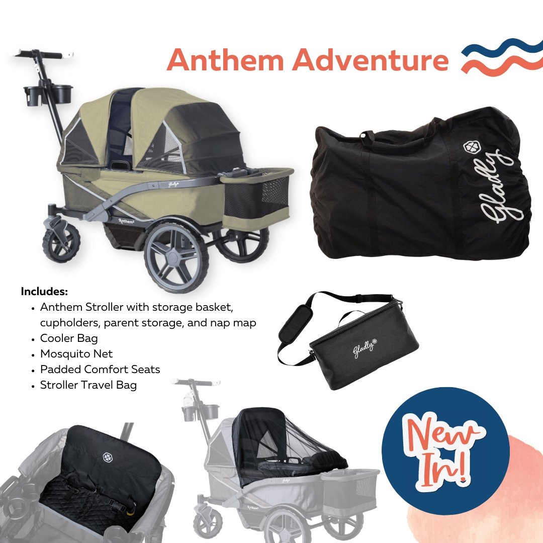 The Adventure Bundle: Anthem All-Terrain Stroller Wagon