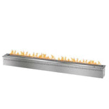 The Bio Flame 60-Inch Smart Black or Stainless Steel Remote Controlled Ethanol Burner