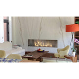 The Bio Flame 84-Inch Firebox SS - Built-in Ethanol Fireplace