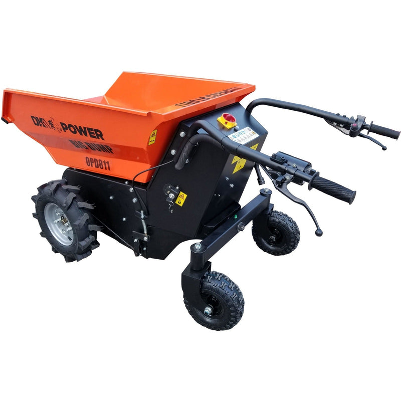 The Dk2 Power All-terrain Electric Powered Dump Cart Moves 1100 Lbs - OPD811