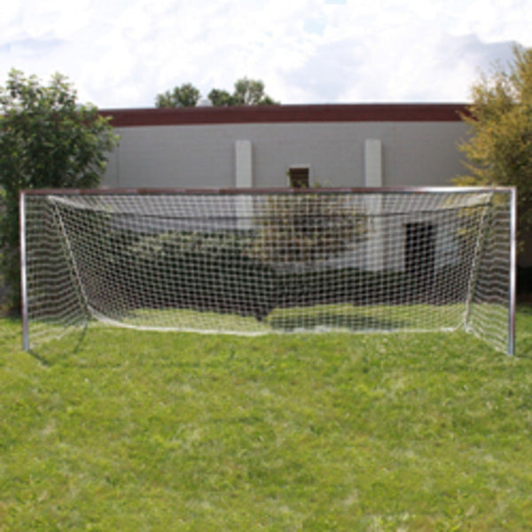 Trigon Sports Soccer Goal 6 x 18 ft. Portable & Round Natural with Net SG3618N