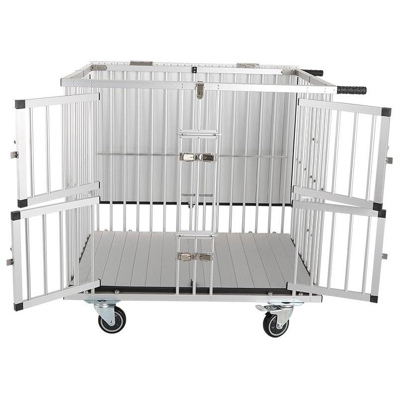 Aeolus Four Berth Dog Show Trolley - AE-KB-511AAF-SILVER