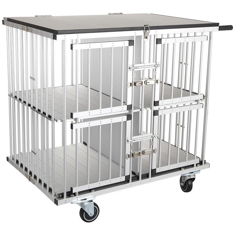 Aeolus Four Berth Dog Show Trolley - AE-KB-511AAF-SILVER