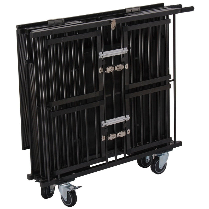 Aeolus Four Berth Dog Show Trolley - AE-KB-511AAF-SILVER