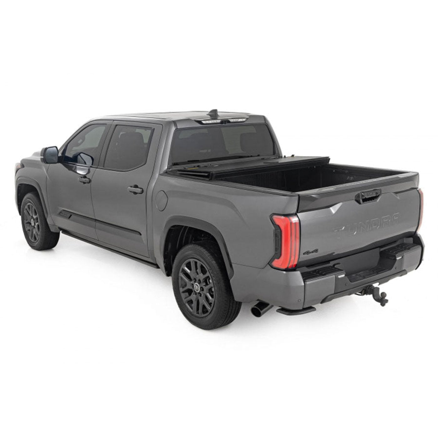 ROUGH COUNTRY LOW-PRO HARD TRI-FOLD FLIP UP BED COVER | 2022-2024 TOYOTA TUNDRA - 49514551