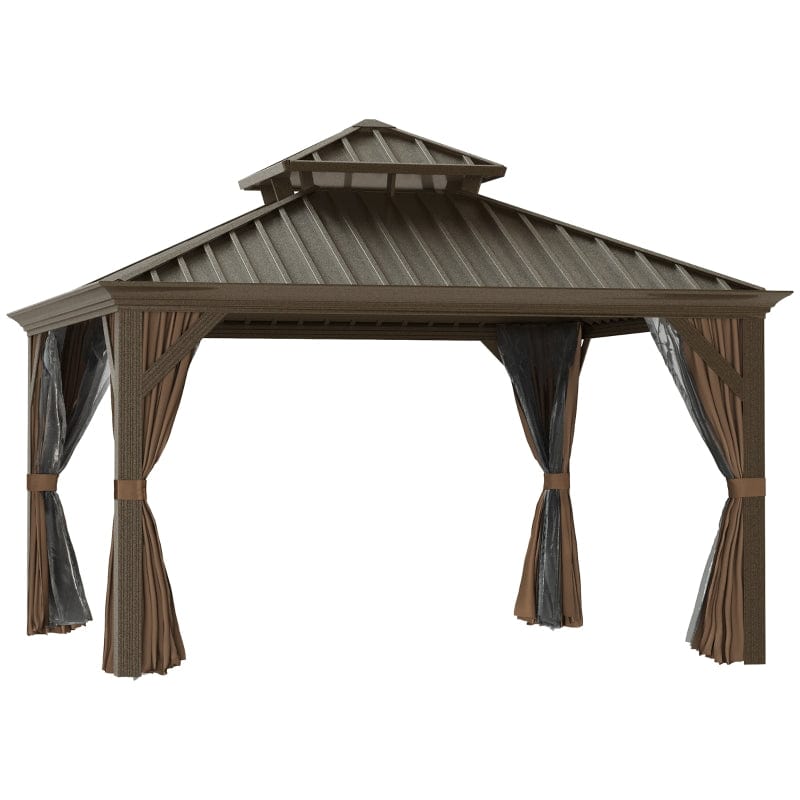 Outsunny 12x12 Hardtop Gazebo - 84C-204V03