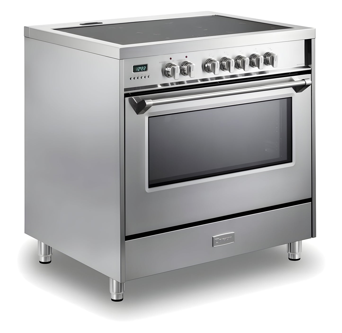 &nbsp;Verona Designer 36" Electric Glass Top Range - 5 Elements - VDFSEE365SS