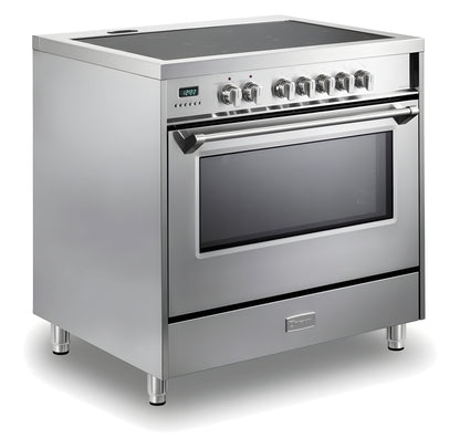 &nbsp;Verona Designer 36" Electric Glass Top Range - 5 Elements - VDFSEE365SS