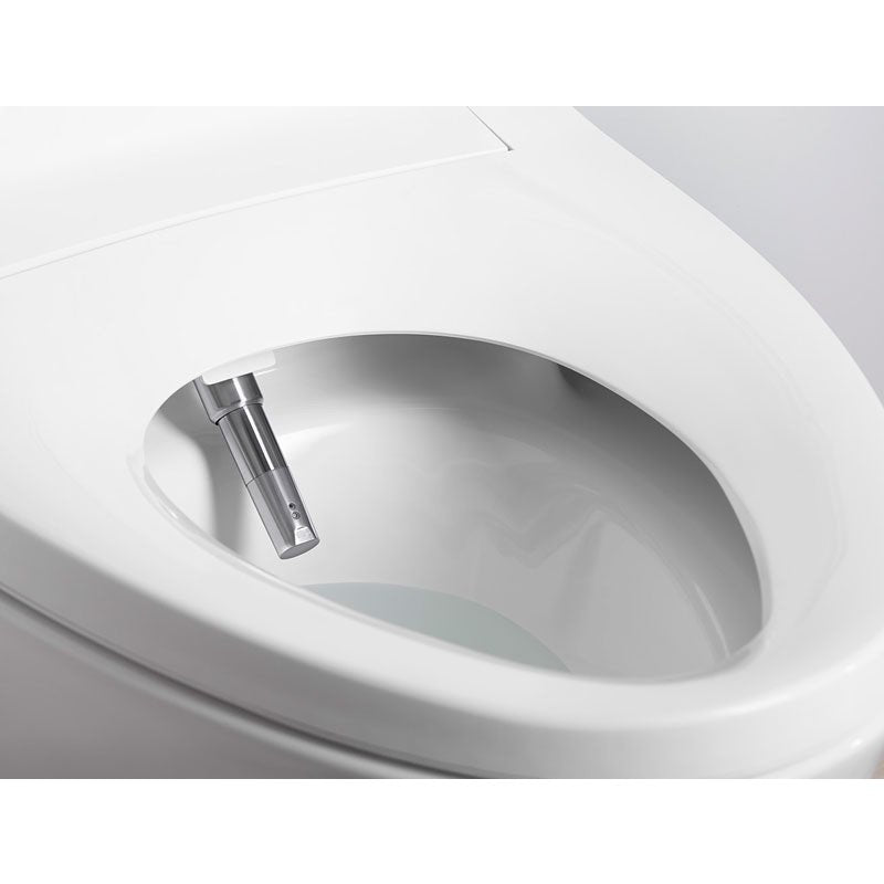 Kohler Veil Comfort Height Intelligent Skirted One-Piece Elongated Integrated Bidet Toilet K-5401-PA-0