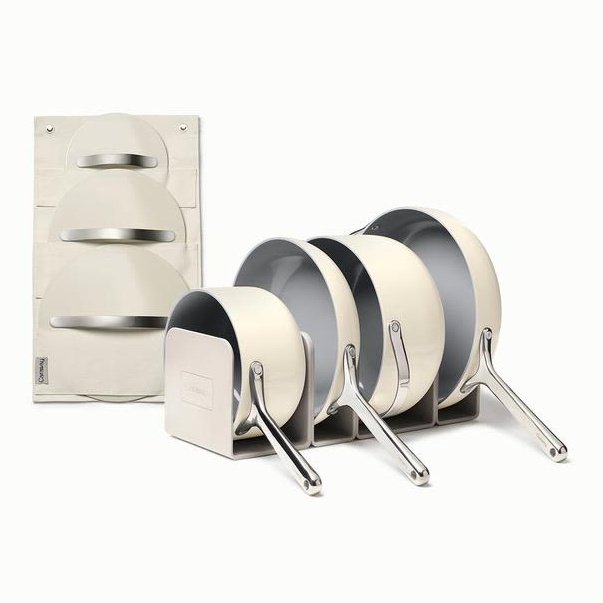 Caraway Deluxe Cookware Set in Cream - Backyard Provider