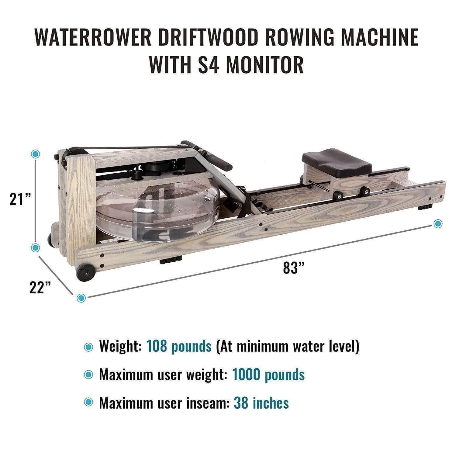 WaterRower Driftwood Rowing Machine