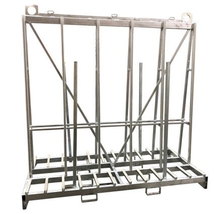 Weha Large Double Sided A frame Transport Cart 96" x 43" x 68"