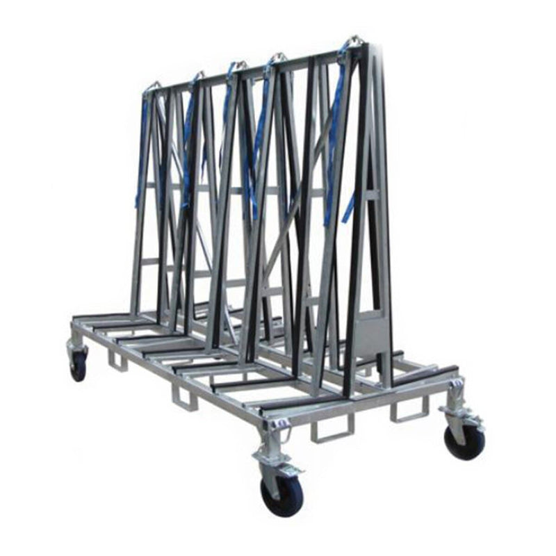 Weha Large Double Sided A frame Transport Cart 96" x 43" x 68"