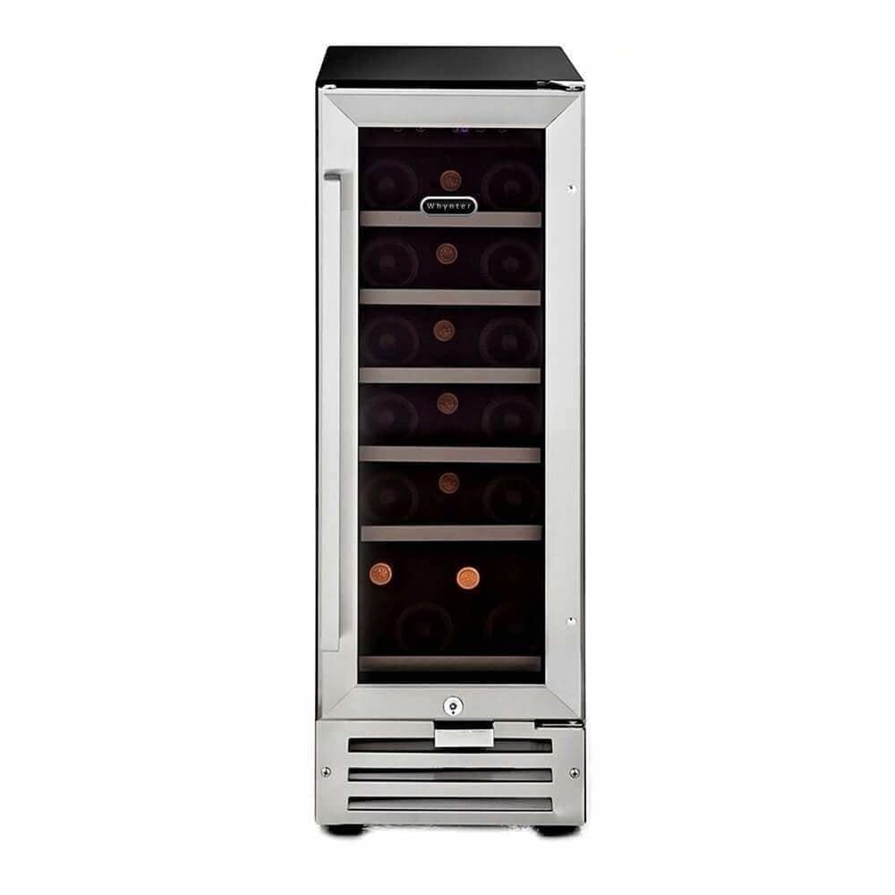 Whynter 18 Bottle Compressor Built-In Wine Refrigerator BWR-18SD