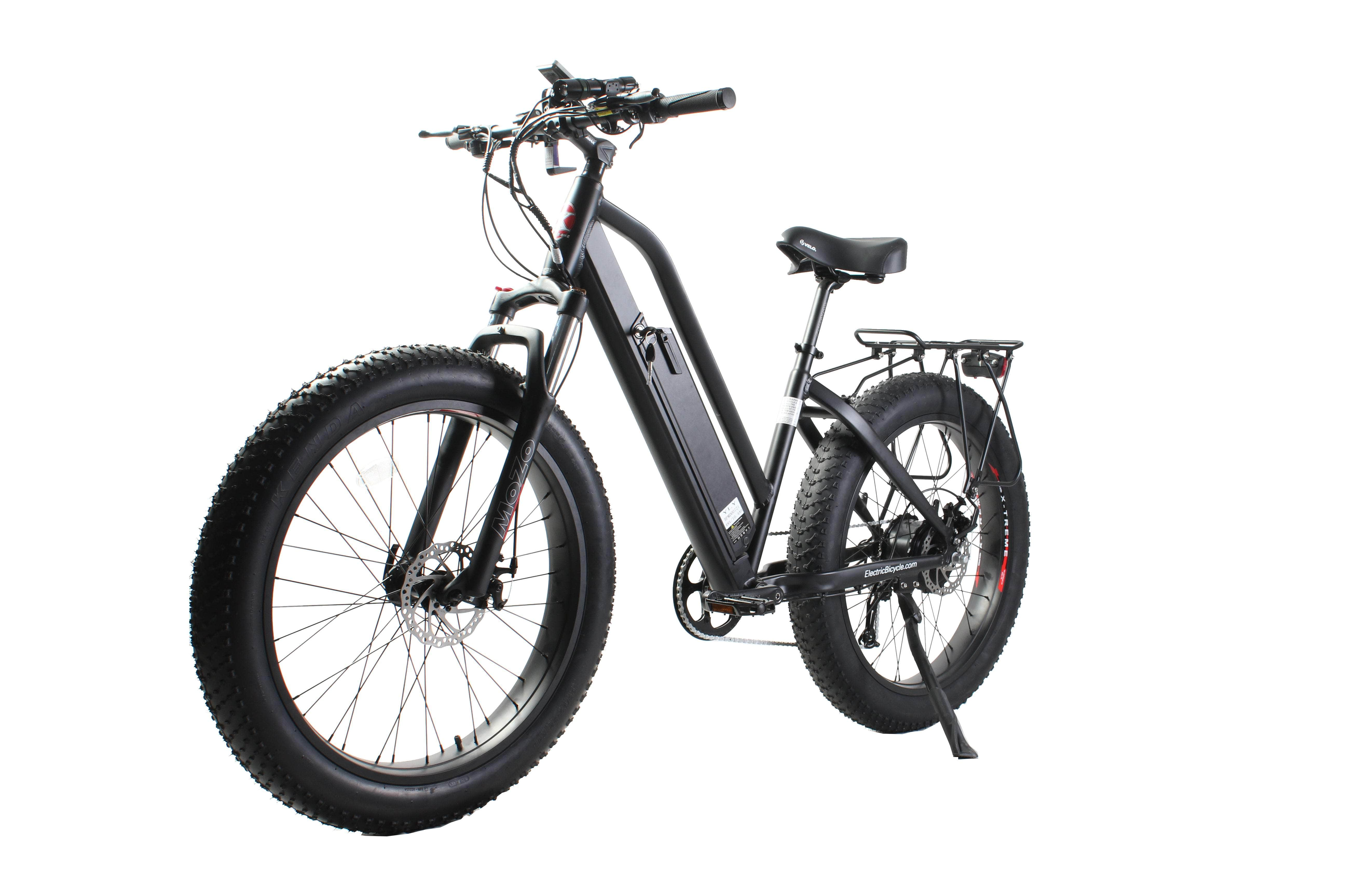 X-Treme Boulderado 48 Volt 10.4 Amp or 17 Amp Fat Tire Step-Through Electric Mountain Bicycle