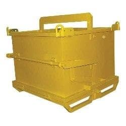 Yellow Waste Container