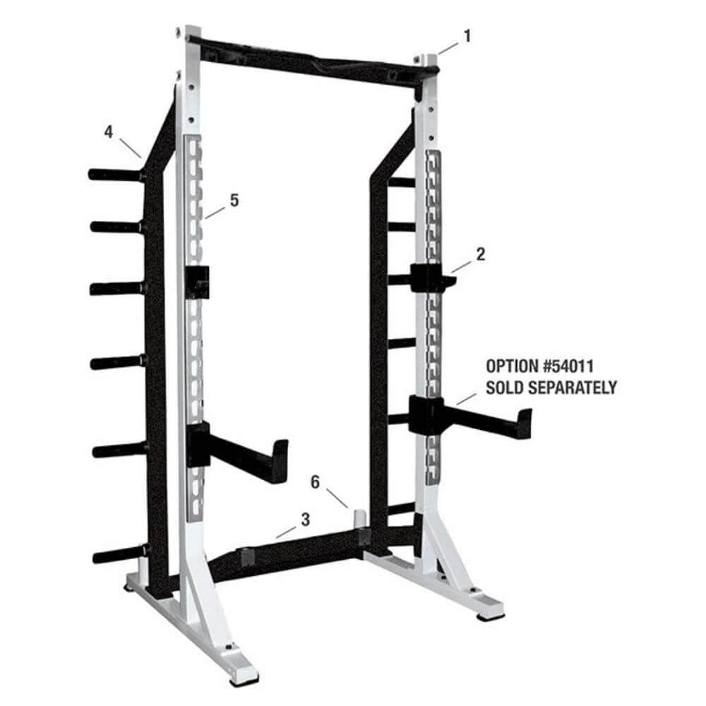 York Barbell STS Half Rack - 55009