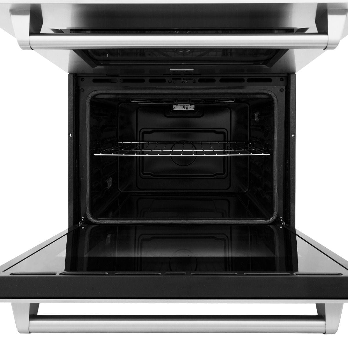 ZLINE Kitchen Appliance Package with 36 in. Stainless Steel Rangetop and 30 in. Double Wall Oven, 2KP-RTAWD36