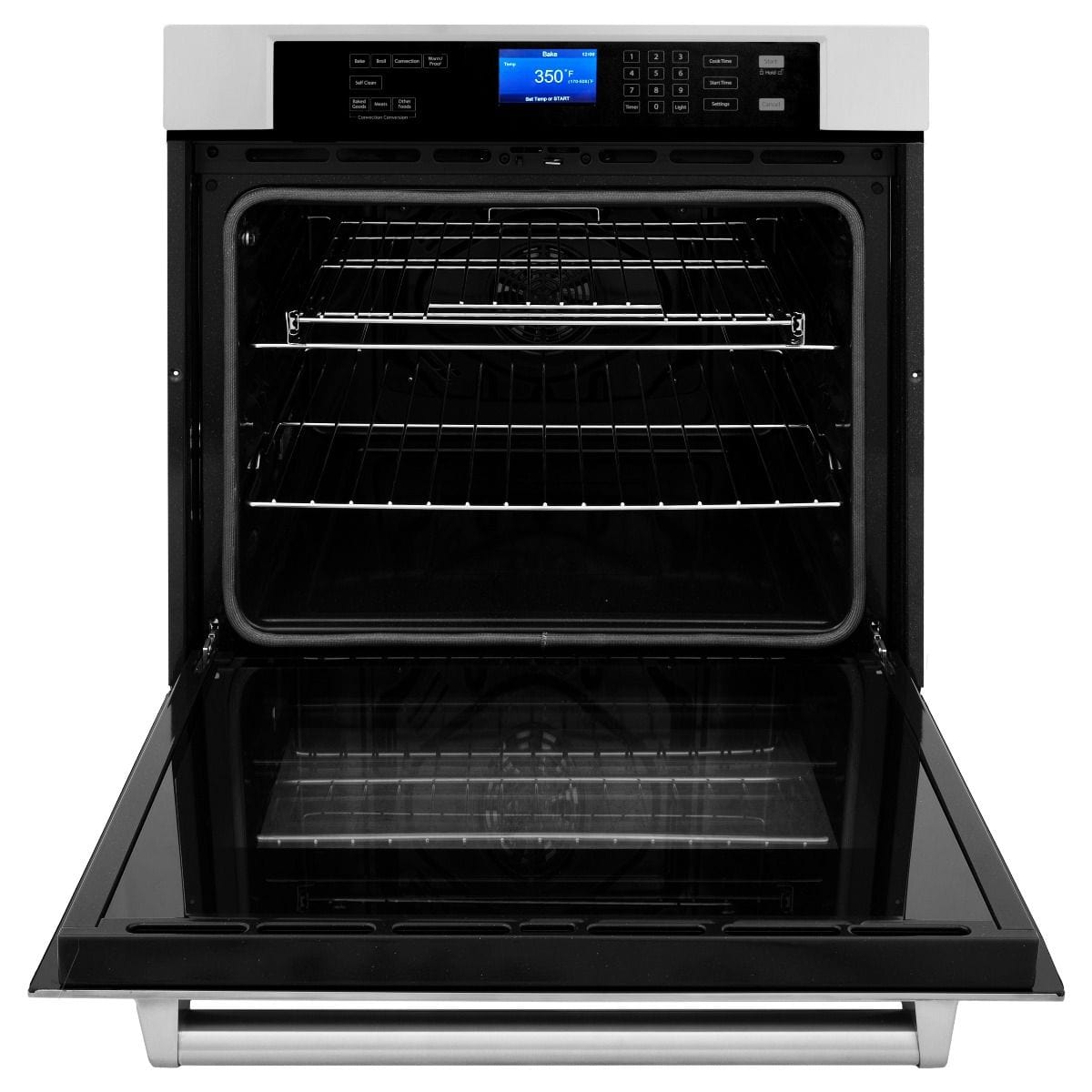 ZLINE Appliance Package - 30 in. Built-in Convection Microwave Oven, 30 in. Single Wall Oven in Stainless Steel, 2KP-MW30-AWS30