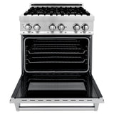 ZLINE Appliance Package 30 in. Dual Fuel Range & 30 in. Range Hood, 2KP-RARH30