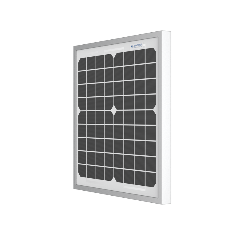 ACOPOWER 10W Mono Solar Panel for 12V Battery Charging RV Boat, Off Grid - HY010-12M - Backyard Provider