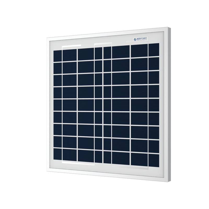 ACOPower 15W Poly Solar Panel for 12 Volt Battery Charging - HY015-12P - Backyard Provider