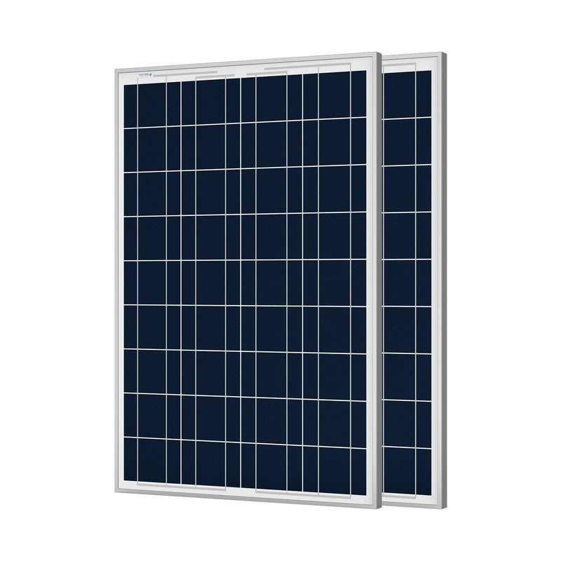 ACOPOWER 100W Polycrystalline Solar Panel for 12 Volt Battery Charging - Backyard Provider