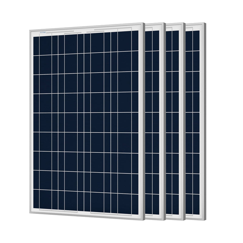 ACOPOWER 100W Polycrystalline Solar Panel for 12 Volt Battery Charging - Backyard Provider