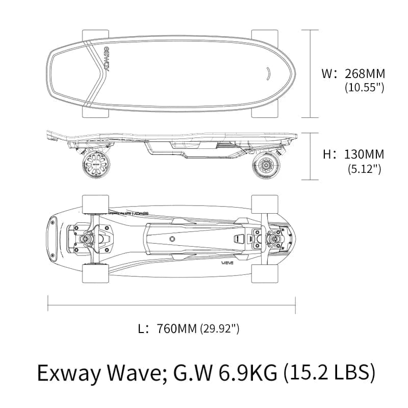 Exway Wave Electric Skateboard - ePower Go