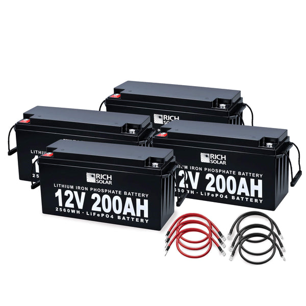 12V - 800AH - 10.2kWh Lithium Battery Bank - Backyard Provider