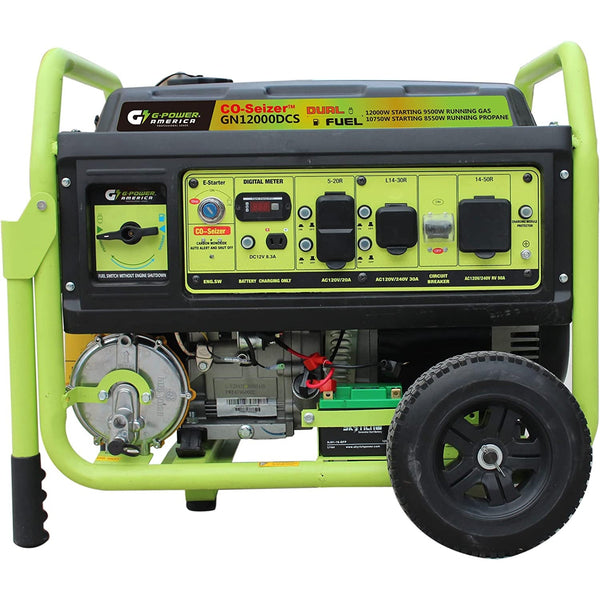 Green-Power America GN12000DCS Dual Fuel Generator - Backyard Provider