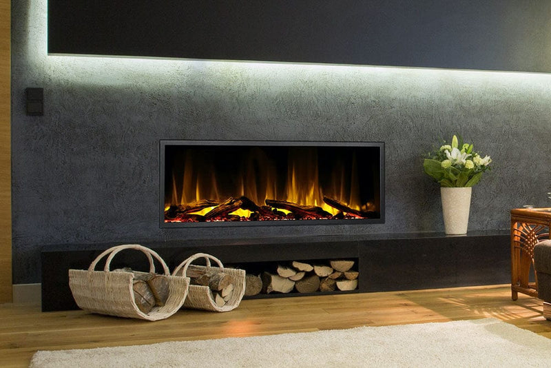 Dynasty Harmony 45'' Built-In Linear Electric Fireplace - DY-BEF45 - Backyard Provider