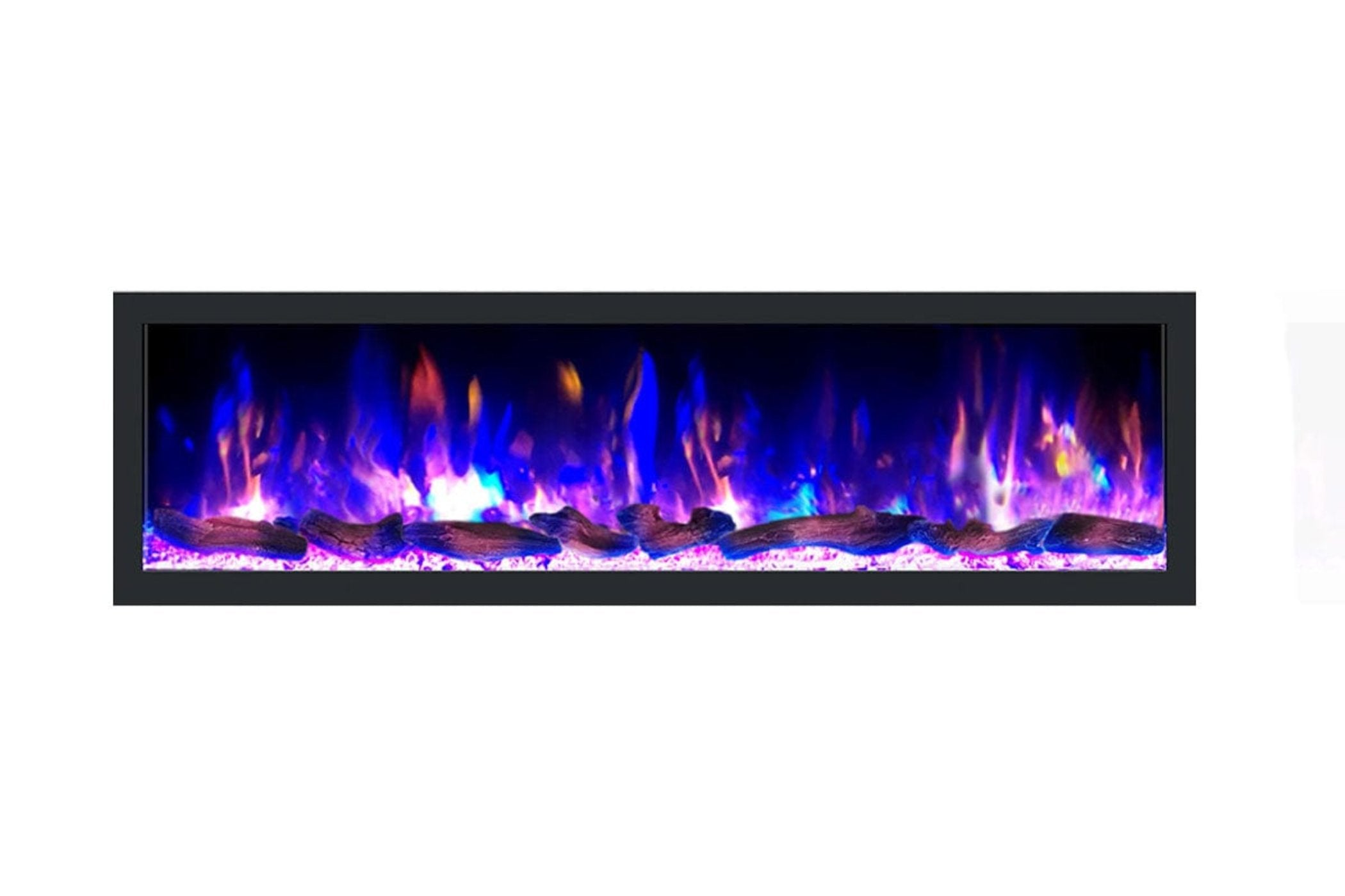 Dynasty Cascade 64'' Recessed Linear Electric Fireplace - DY-BTX64 - Backyard Provider