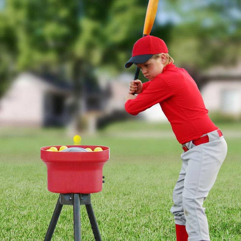 Heater Crusher Fastball & Curveball Mini Ball Pitching Machine With 8 Hr. Batteries - CR169 - ePower Go