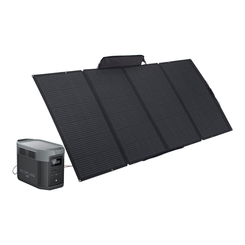 EcoFlow DELTA 2 Max + 400W Portable Solar Panel - ZPPMR350-US+400W