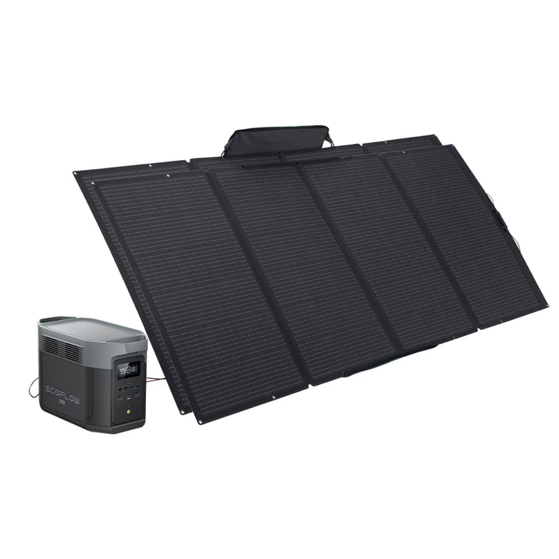 EcoFlow DELTA 2 Max + 400W Portable Solar Panel - ZPPMR350-US+400W