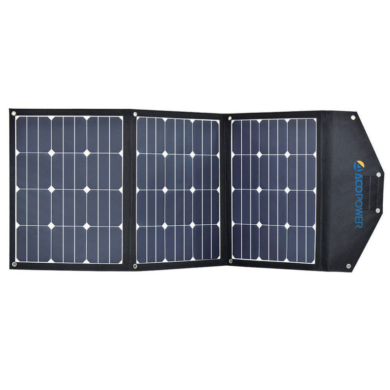 ACOPOWER High Efficiency 90W Tri-Fold Foldable Solar Panel Kit Suitcase - HY-LTP-3x30W - Backyard Provider