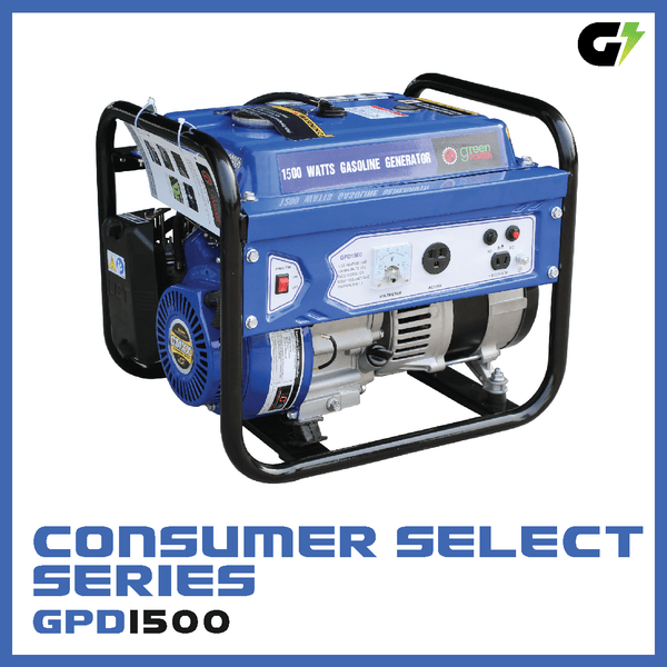 Green-Power America  GPD1500 Consumer Select Series Generator - Backyard Provider