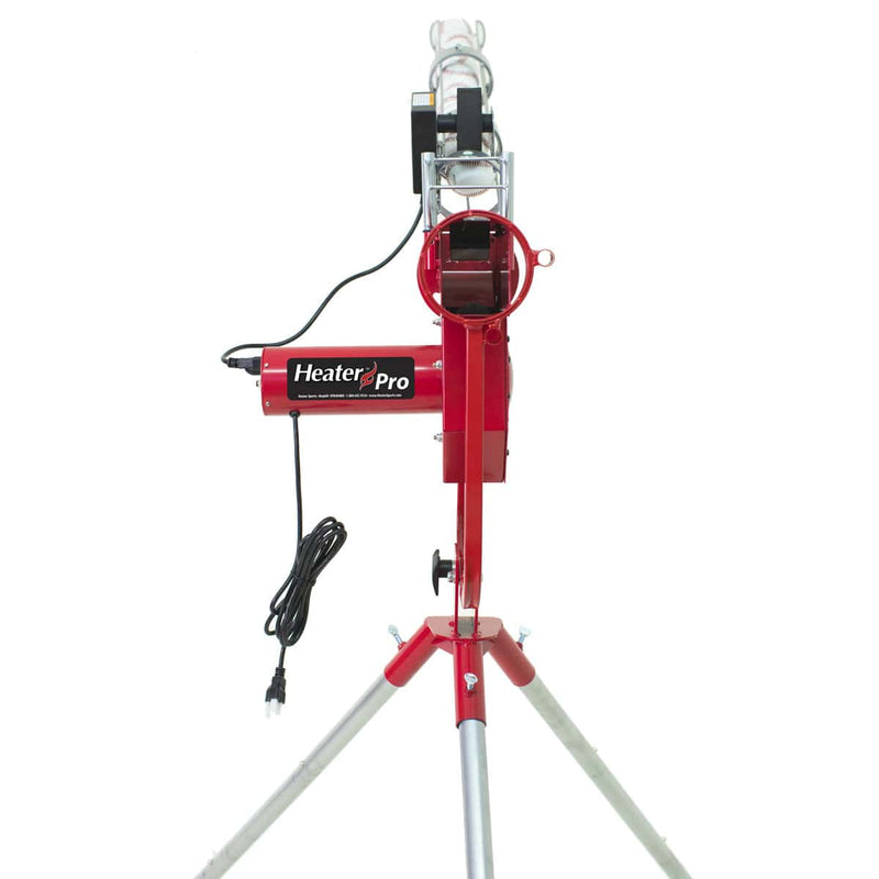 Heater Pro Fastball & Curveball Pitching Machine With Auto Ball Feeder - HTR499BB - ePower Go