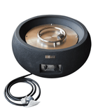 Modeno York Black Round Fire Pit - OFG115