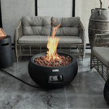 Modeno York Black Round Fire Pit - OFG115