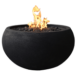 Modeno York Black Round Fire Pit - OFG115