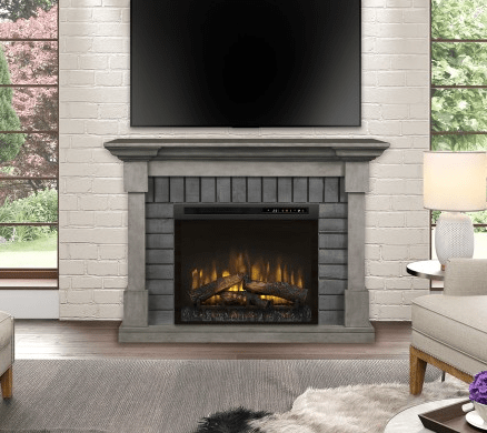 Dimplex Royce 52" Electric Fireplace Mantel With Logs X-GDS28L8-1924SK - Backyard Provider