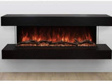 Modern Flames Studio Suite Floating Electric Fireplace - WMC-56LPM-CS - Infrared Fire